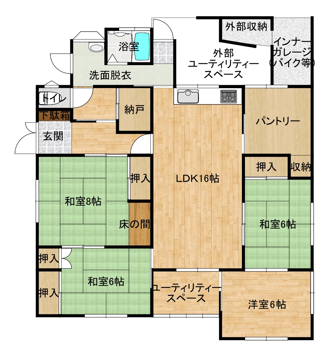 RC造、フルリフォーム施工4SSLDKの平家！｜戸建て｜君津市泉 JR内房線 君津駅｜令和4年10月ご成約済